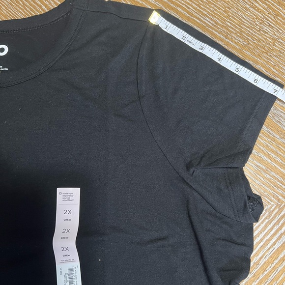 NWT SO Juniors|Black Tee|Size 2X - Picture 4 of 5